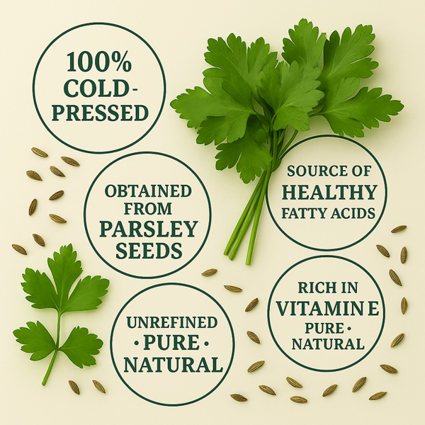 Ol'Vita Parsley Seed Oil | Cold Pressed | Unrefined