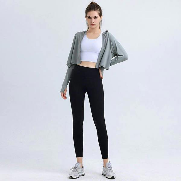 Anniou UPF 50+ Hooded Cropped Shirt