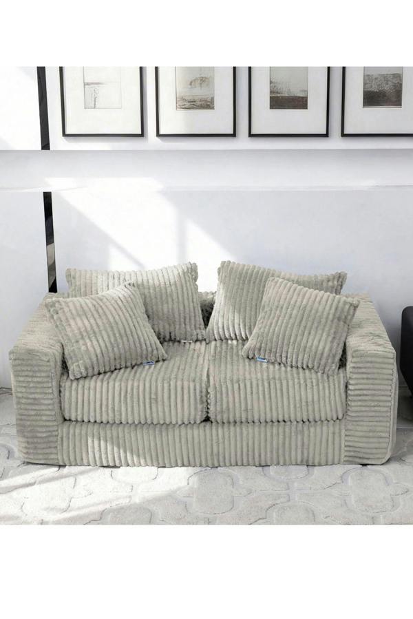 Groundlevel Camden 2 Seater Velvet Sofa