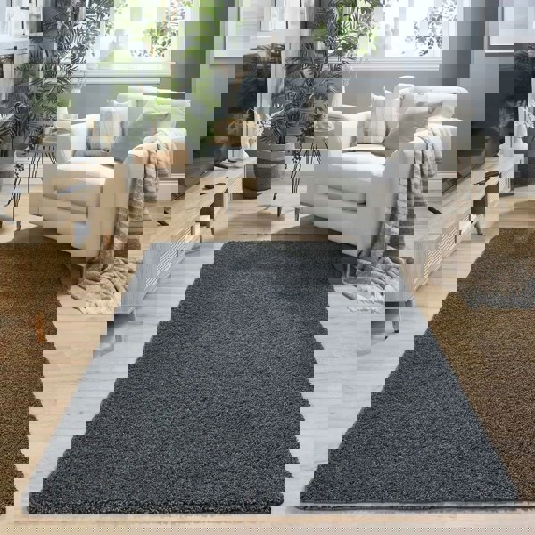 The Rugs Quality Tufted Washable Rug - Stylish Plain Design