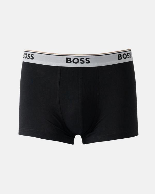 BOSS Orange Power 3-Pack Mens Trunks - Black 005