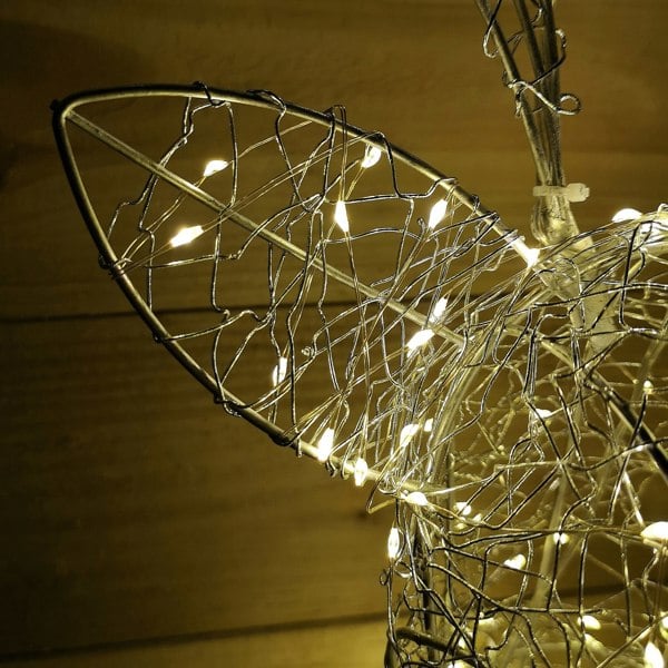 Samuel Alexander 75cm LED Wall Mounted Stag Christmas Decoration in Warm White