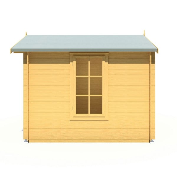 Shire Barn ale 9x9 Log Cabin 19mm interlock Cladding - Best Shed