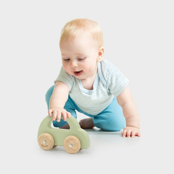 Polar B Wooden Car Green