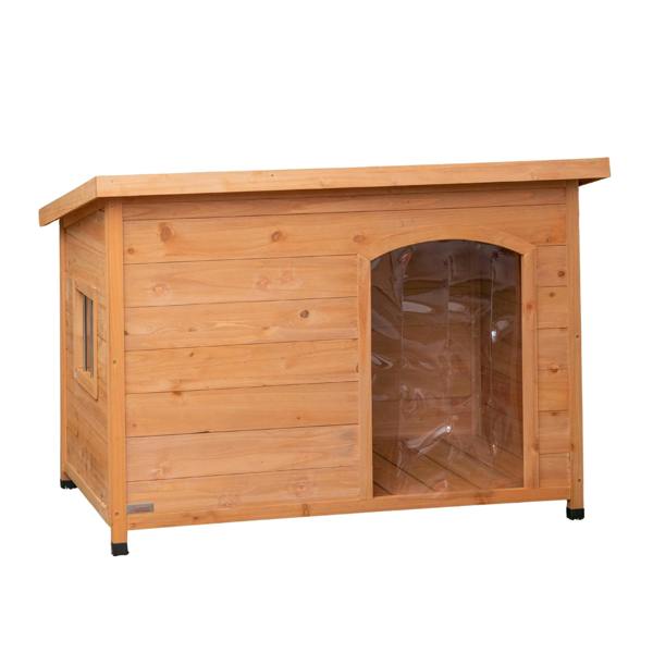 Samuel Alexander Large Wooden Indoor Dog House & Pet Den with Window