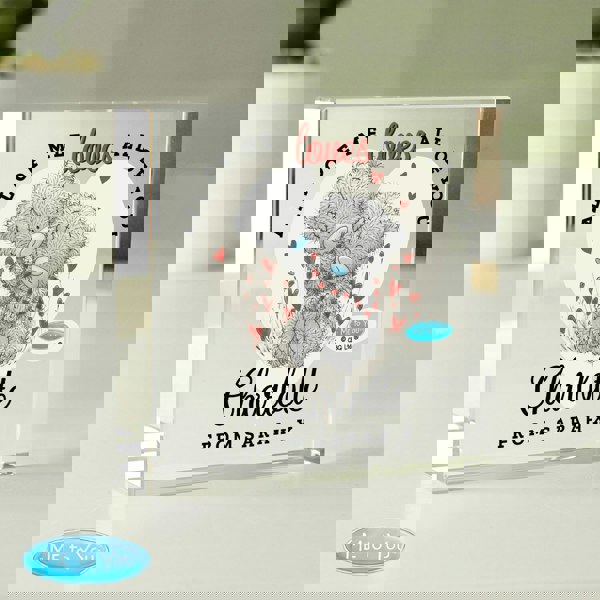 Personalised Memento Company Personalised Me to You Love Heart Crystal Token