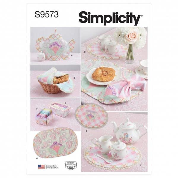 Simplicity Sewing Pattern 9573, Accessories OS (One Size Only) - Intermediate