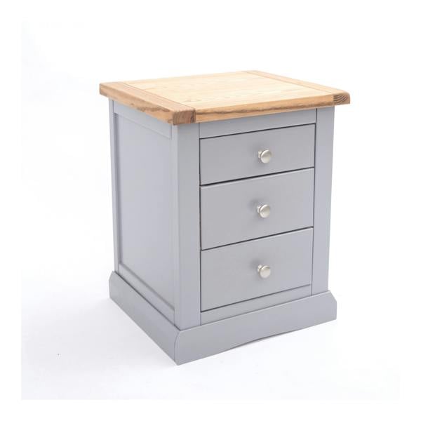 Cabinet Bits Rocca 3 Drawer Bedside Table