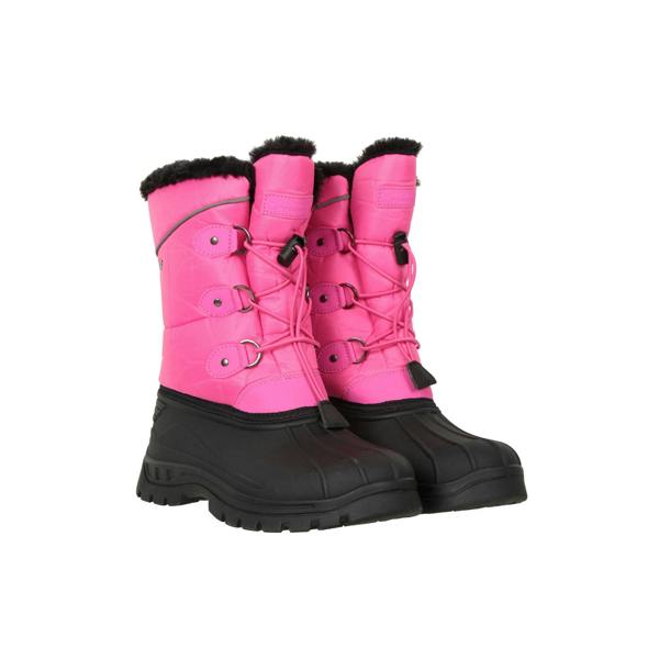 Mountain Warehouse Childrens/Kids Whistler Adaptive Snow Boots - Pink - 