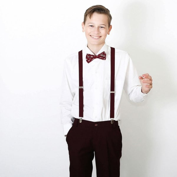 boy weraing bracers and bow tie