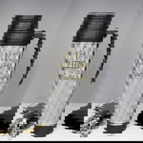 Personalised Memento Company Personalised No.1 Daddy Travel Mug