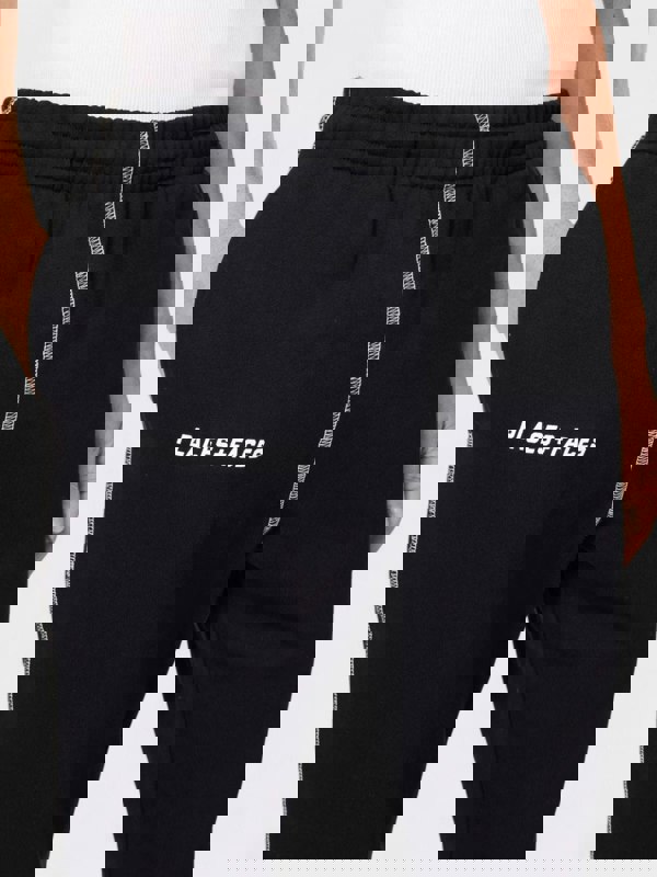 Places + Faces Contrast Stitch Joggers Black - Supplied FashionPlaces + Faces