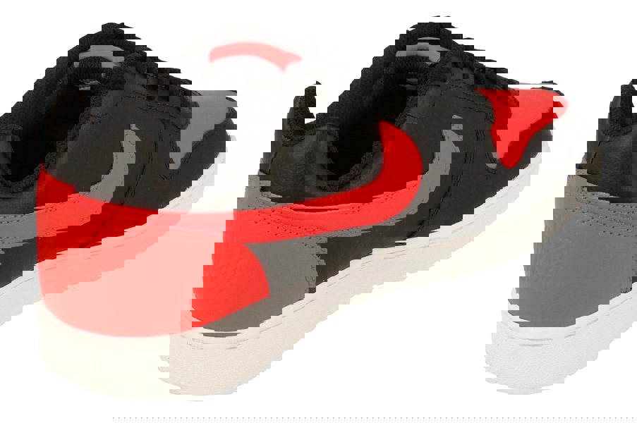 Nike Ebernon Low Mens Trainers Aq1775  004 - Black Habanero Red White 004 - Photo 2