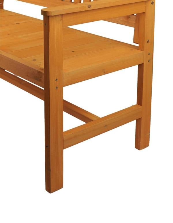 Groundlevel 2 Seater Wooden Garden Bench