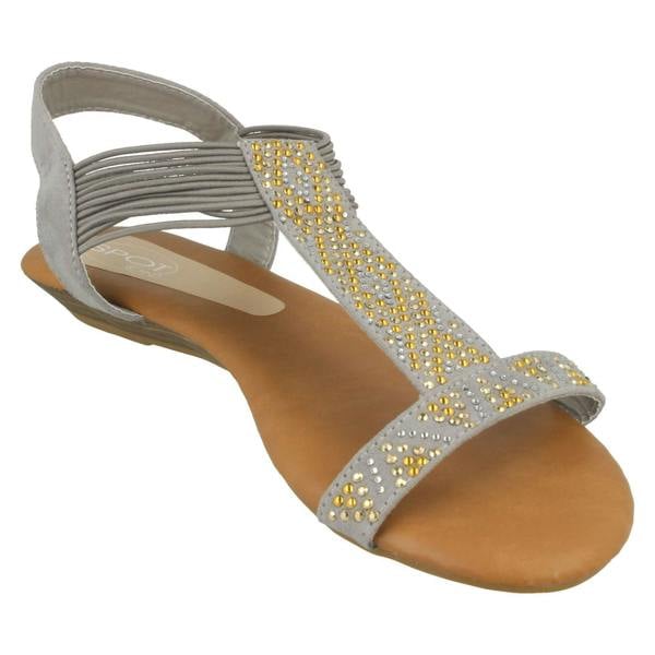 Spot On Ladies Spot On Flat Sandals