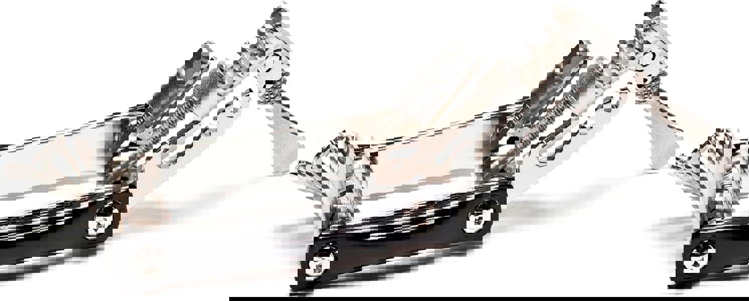 Awe 20 Piece CR-V Special Hardened Steel Micro Multi Function Pocket Tool Black