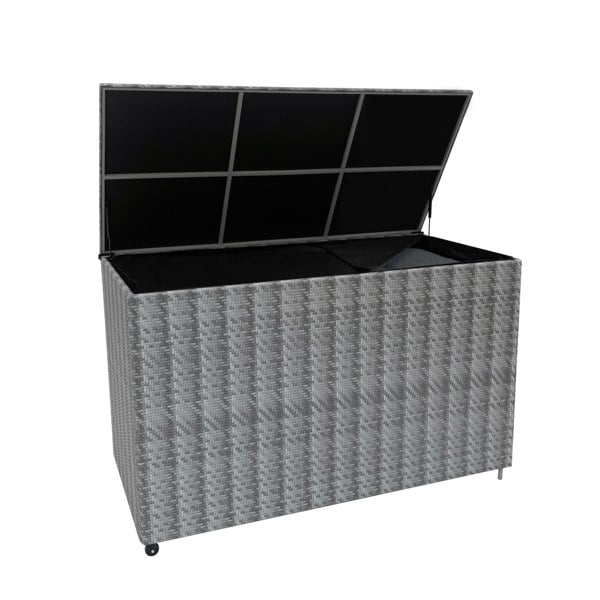 Jardi Marielle Rattan Cushion Storage Box 996L - Grey