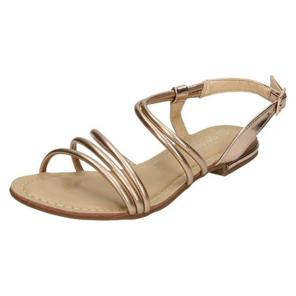 Savannah Ladies Savannah Flat Strappy Summer Sandals