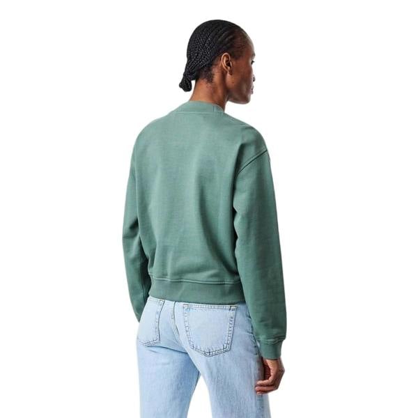Hugo Womens/Ladies Logo Hoodie - Green - 