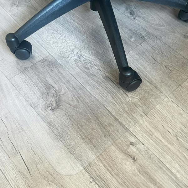 Marvelux Enhanced Polymer Chair Mat for Hard Floors – Clear Rectangular Office Floor Protector - Multiple Sizes