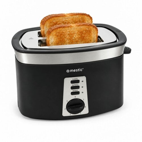 Mestic 2 Slice Toaster 920W Caravan Motorhome Campervan Wide with Bun Warmer