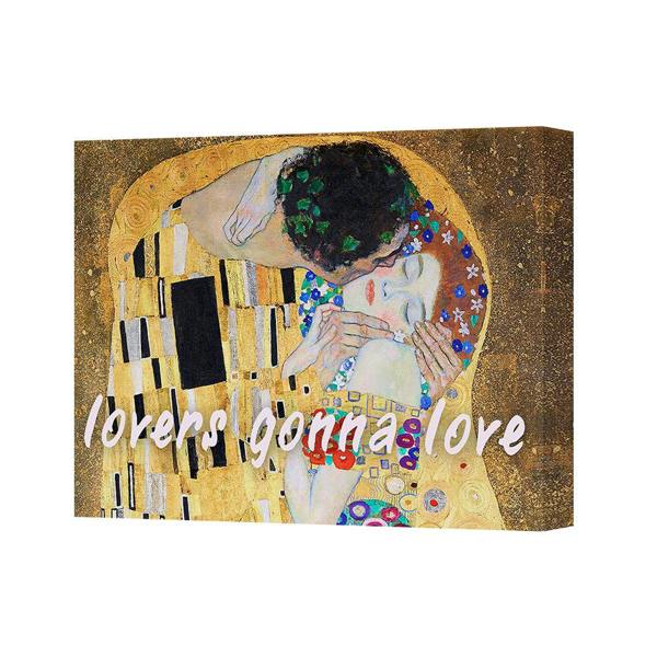 Benjamin Tate Design Lovers Gonna Love Gustav Klimt Inspired Canvas Wall Art Print