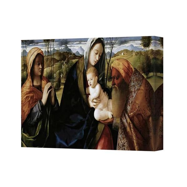 Benjamin Tate Design Madonna And Child Canvas Print Renaissance Religious Wall Art