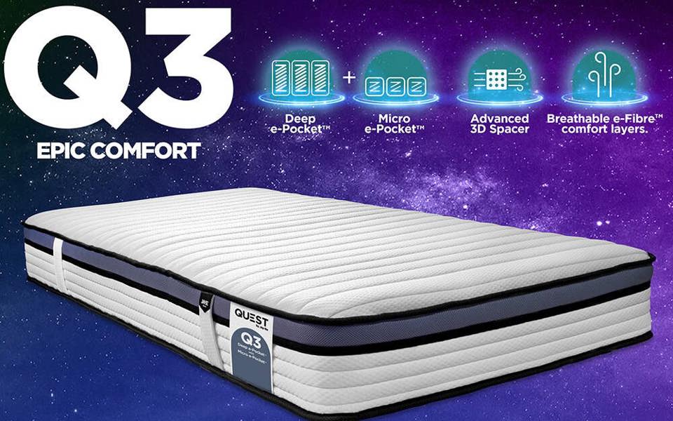 Jay-Be QUEST Q3 Deep e-Pocket Childrens Mattress Image
