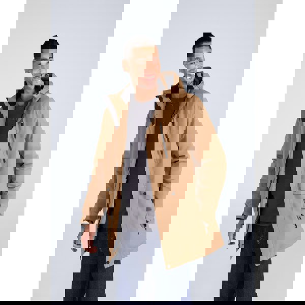 Animal Mens Lisbon Waterproof Parka - Tan