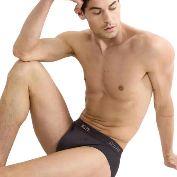 Sloggi 2-Pack SLG Base Briefs, Charcoal
