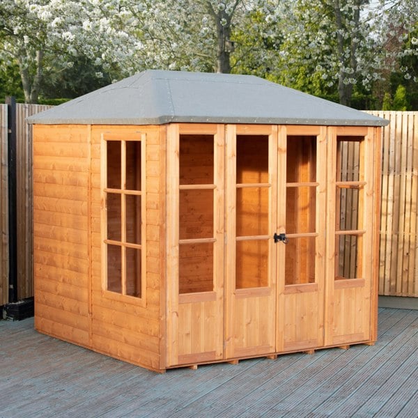 Shire Charleston Summerhouse Hipped Roof - Best Shed