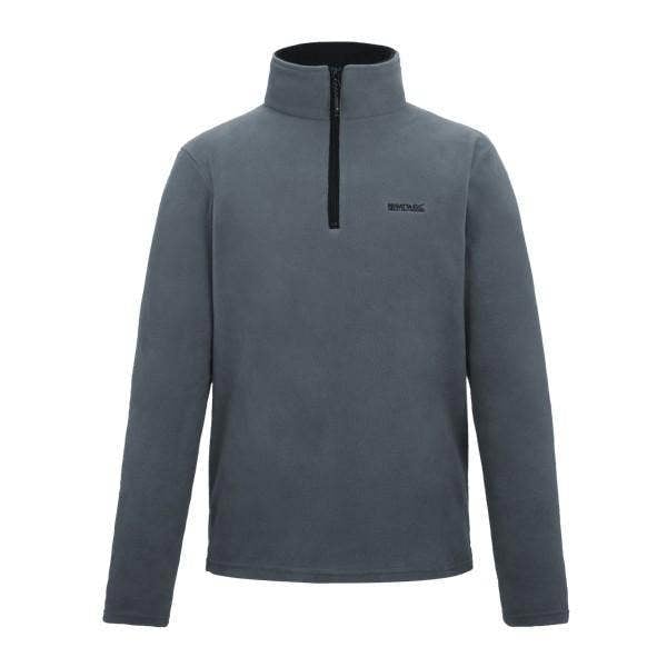 Regatta Great Outdoors Mens Thompson Half Zip Fleece Top - Dark Storm