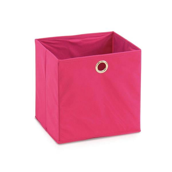 WALPLUS Laci Foldable Storage Organizer with Round Ring Handle, Set of 3, Pink | High Quality Decorative Wall Design