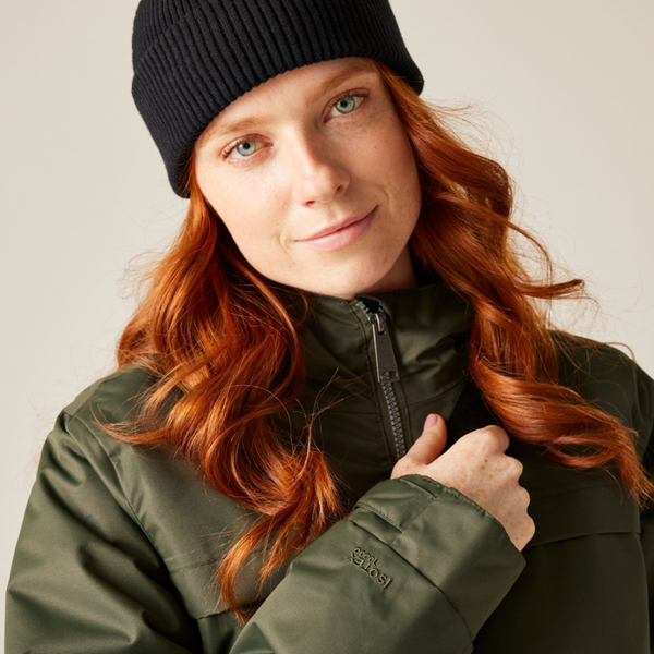 Regatta Women's Romine II Waterproof Jacket - Dark Khaki / Black