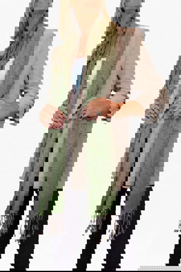 Paulo Due Paisley Jacquard Fine Pashmina Shawl Wrap