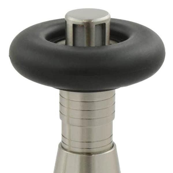 West Radiators Jaguar Thermostatic Radiator Valve - Brushed (Satin) Nickel (Angled TRV)