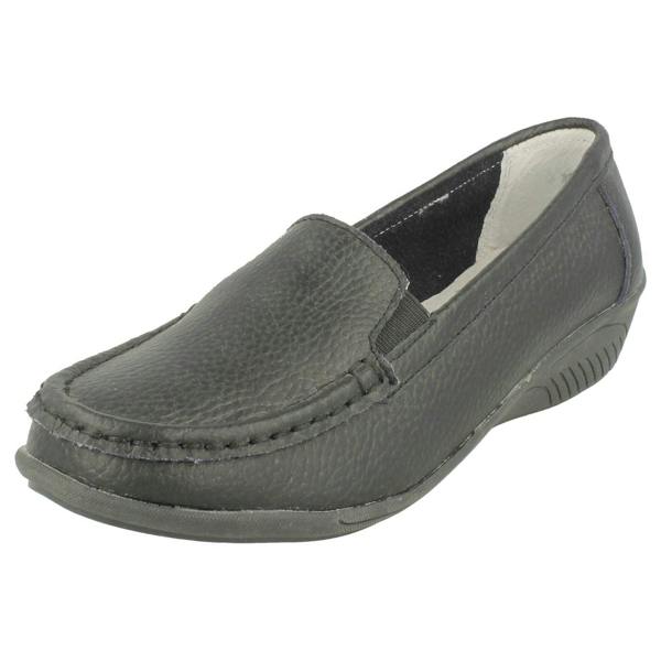 Eaze Ladies Eaze Low Wedge Casual Shoes