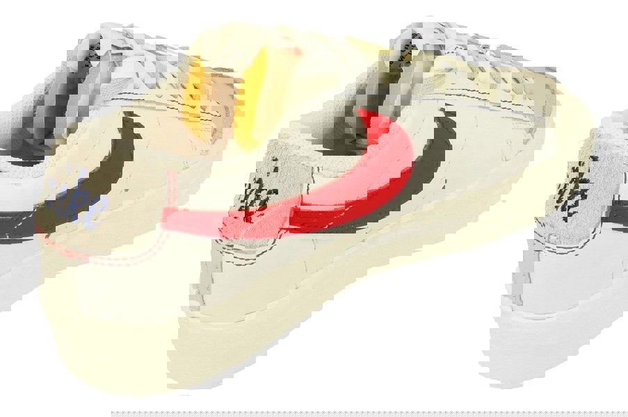 Nike Blazer Low 77 PRM Mens Trainers Dh4370  002 - Light Bone Summit White 002 - Photo 2