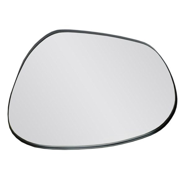 Exclusive Mirrors Modern Black Pebble Metal Wall Mirror - 71cm x 55cm