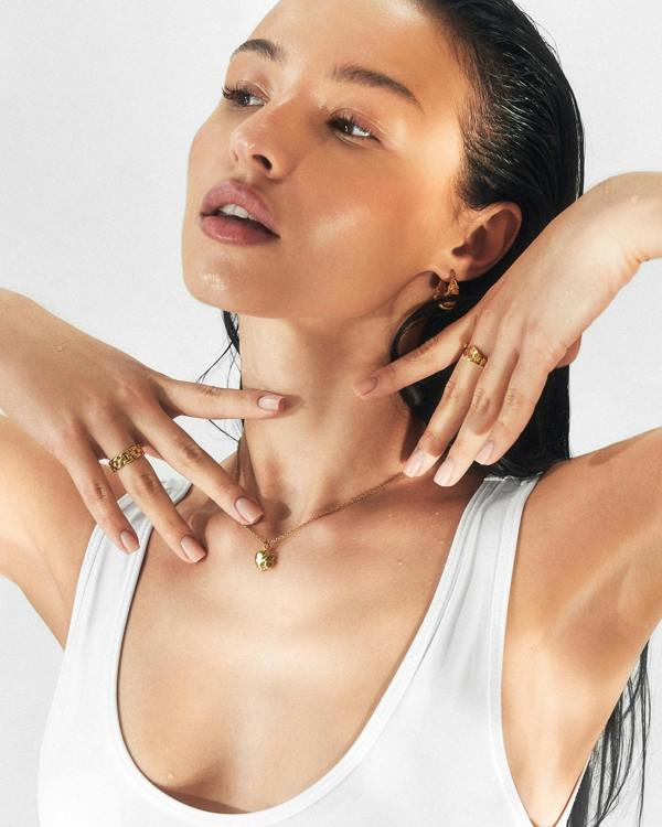Elk & Bloom Linked Legacy Skinny 14K Gold Chain Ring