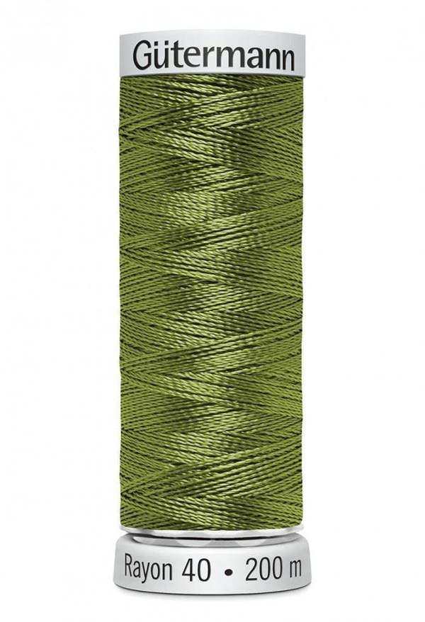 Gutermann No 40 Sulky Rayon Embroidery Thread 200m Rayon Thread Suitable For Embroidery