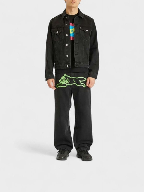 Icecream Running Dog Double Scoop Denim Jeans Black - Supplied FashionIcecream