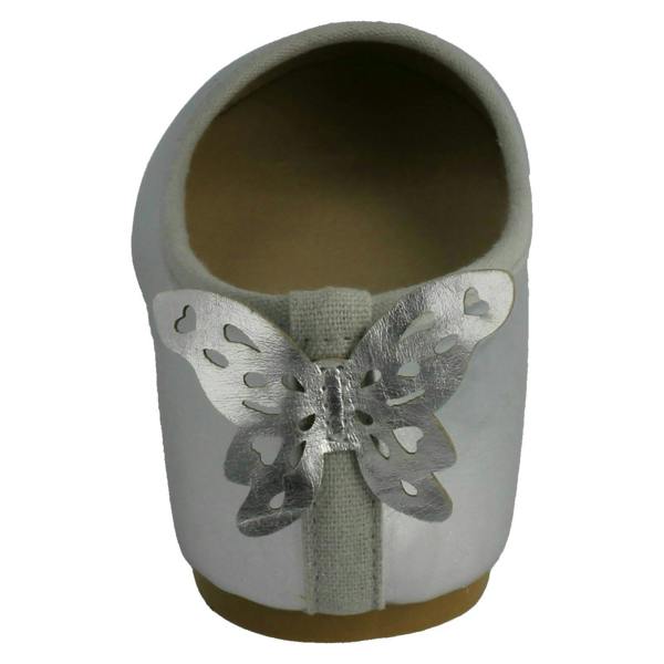 Spot On Girls Spot On Butterfly Heel Trim Ballerinas