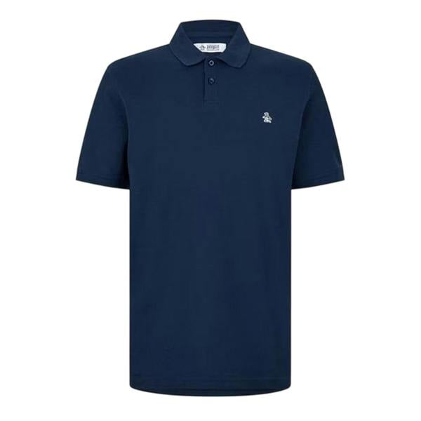 Original Penguin Mens Embroidered Logo Polo Shirt - Yale Blue - 