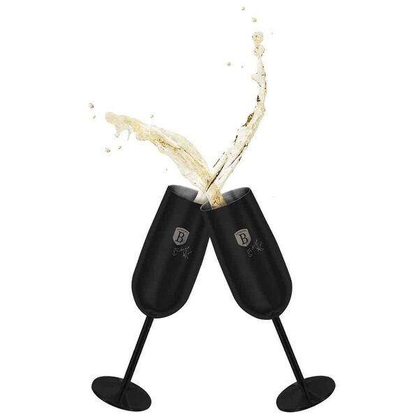 Berlinger Haus 2 pcs metal champagne glass set Berlinger Haus BH8664