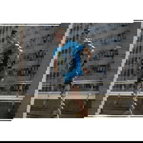 Runner wearing a Reebok Wrist Support