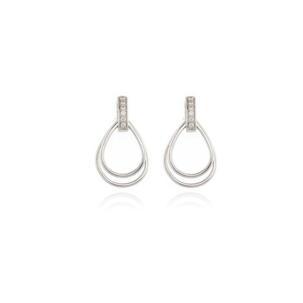 Cachet London Qiao Silver Earrings