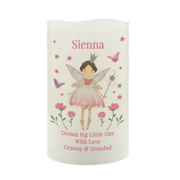 Personalised Memento Company Personalised Fairy Princess Night Light LED Candle