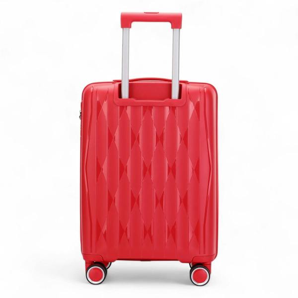 Infinity Luggage Robust Hard Shell Cabin Suitcase 37.5 x 20.5 x 55 cm TSA Luggage Suitable for Easyjet, Ryanair, Wizzair