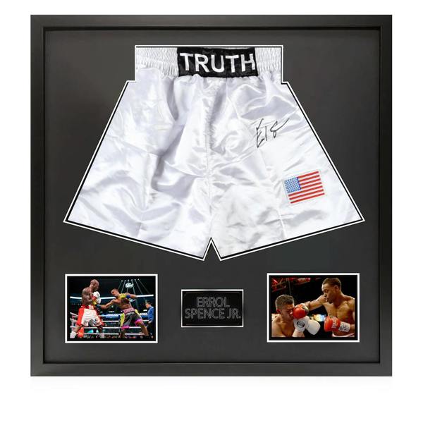 Errol Spence Jr. Signed Shorts Elite Frame (Beckett)